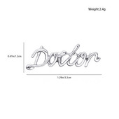 DCARZZ Armsad arstid, meditsiinilised prossid, nööpnõelad metallist arsti õe ehted, rinnanõel Kohandatud meditsiinimärgid koolilõpukingitus õpilastele