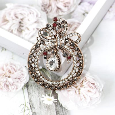 SUNSPICE MS Imitație de perle Cristal Broșe Broșă Broșă pentru femei Etnic rever caftan Bijuterii Buton eșarfă