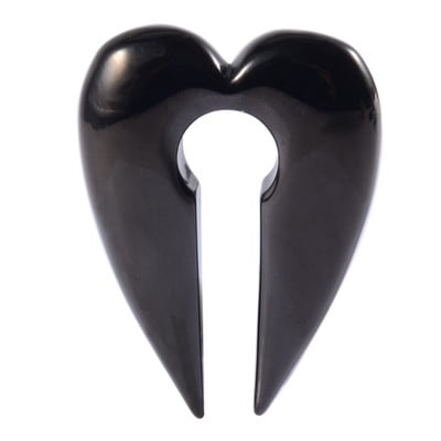 Oțel chirurgical gaura cheii inimă ureche ureche ureche targa expansor greutăți piercing cercei calibre dopul urechi bijuterii corp