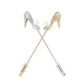 Sunspicems Aukso Spalva Populiarūs Batai Sagės Smeigtukai Mada Moterims Perlų Kristalų Sagė Papuošalai Nuotakos Vestuvių Dovana