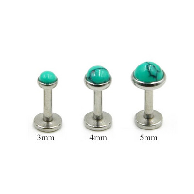 3 bucăți amestecat 3 mm & 4 mm și 5 mm din oțel inoxidabil Monroe Labret cercei inel pentru buze piercing cartilaj tragus bijuterii pentru corp 16 g
