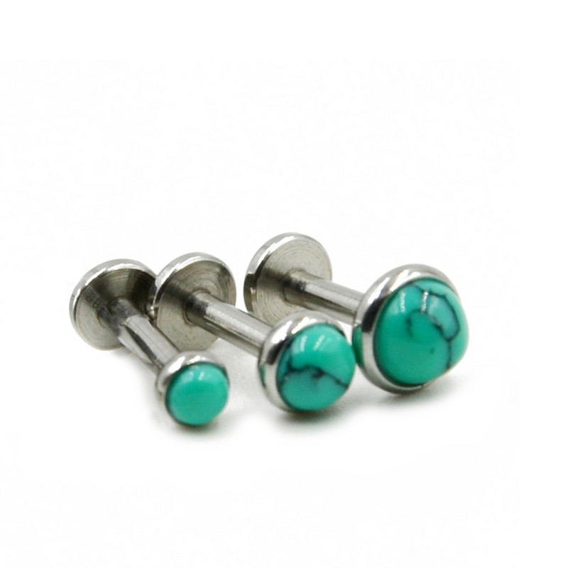 3 bucăți amestecat 3 mm & 4 mm și 5 mm din oțel inoxidabil Monroe Labret cercei inel pentru buze piercing cartilaj tragus bijuterii pentru corp 16 g