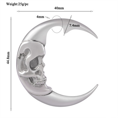 1PC din oțel inoxidabil Scorpion șarpe picătură de apă lună magnet pentru urechi greutăți expansoare grele targă dopuri calibre corp piercing bijuterii