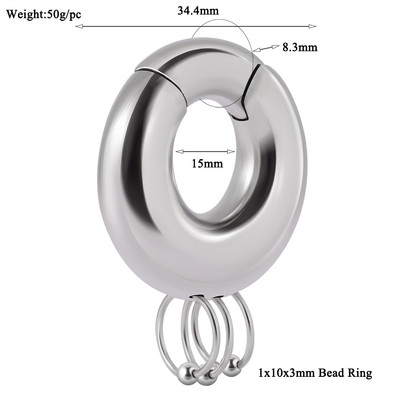 1PC din oțel inoxidabil Scorpion șarpe picătură de apă lună magnet pentru urechi greutăți expansoare grele targă dopuri calibre corp piercing bijuterii