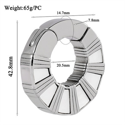 1PC din oțel inoxidabil Scorpion șarpe picătură de apă lună magnet pentru urechi greutăți expansoare grele targă dopuri calibre corp piercing bijuterii
