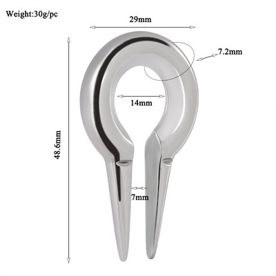 1PC din oțel inoxidabil Scorpion șarpe picătură de apă lună magnet pentru urechi greutăți expansoare grele targă dopuri calibre corp piercing bijuterii