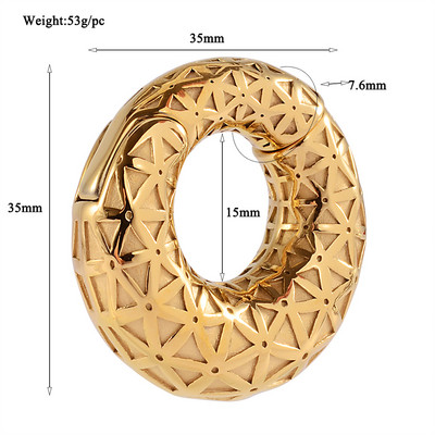 1PC din oțel inoxidabil Scorpion șarpe picătură de apă lună magnet pentru urechi greutăți expansoare grele targă dopuri calibre corp piercing bijuterii