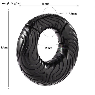 1PC din oțel inoxidabil Scorpion șarpe picătură de apă lună magnet pentru urechi greutăți expansoare grele targă dopuri calibre corp piercing bijuterii