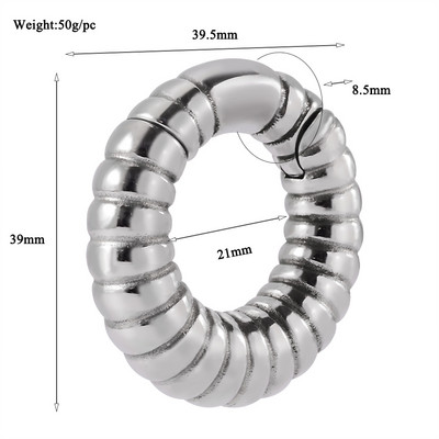 1PC din oțel inoxidabil Scorpion șarpe picătură de apă lună magnet pentru urechi greutăți expansoare grele targă dopuri calibre corp piercing bijuterii