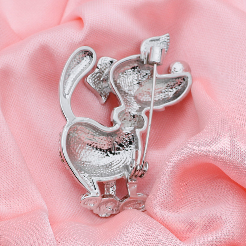 SUNSPICE MS. Broșe drăguțe pentru câini pentru femei Broșe din cristal Ace pentru corsaj cu animale Copii fete Agrafe pentru cămașă Accesorii pentru haine Cadou