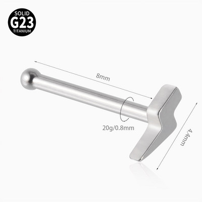 1 buc G23 titan crampoane pentru nas Thunder ureche cercel fulger opal floare inel nas 20G lobul tragus piercing bijuterii pentru corp