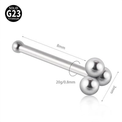 1 buc G23 titan crampoane pentru nas Thunder ureche cercel fulger opal floare inel nas 20G lobul tragus piercing bijuterii pentru corp