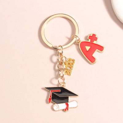 Χαριτωμένο σμάλτο μπρελόκ 2023 Σχολική στολή αποφοίτησης Μπρελόκ Μπρελόκ Πτυχιούχο μπρελόκ για μαθητικά δώρα DIY Χειροποίητα κοσμήματα