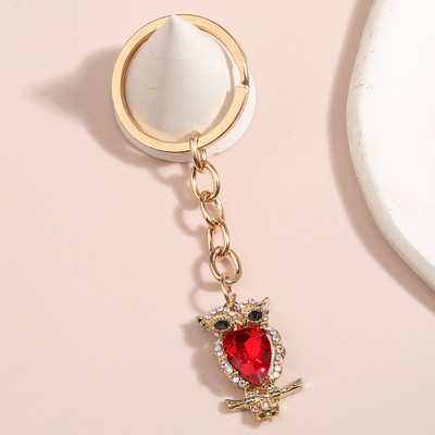 Breloc drăguț emailat bufniță breloc pasăre animale breloc cadou suvenir pentru femei bărbați accesoriu geantă chei mașină bijuterii bricolaj