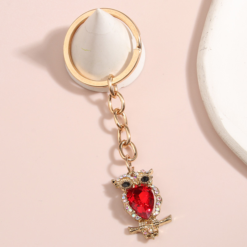 Breloc drăguț emailat bufniță breloc pasăre animale breloc cadou suvenir pentru femei bărbați accesoriu geantă chei mașină bijuterii bricolaj