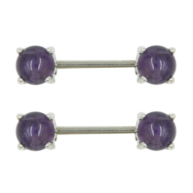 PERECHE Labradorit Sfarc Barbell Inel Opal Stone Sfarc Bar Piercing Ochi de Tigru Scut Mamelon Bijuterii pentru corp