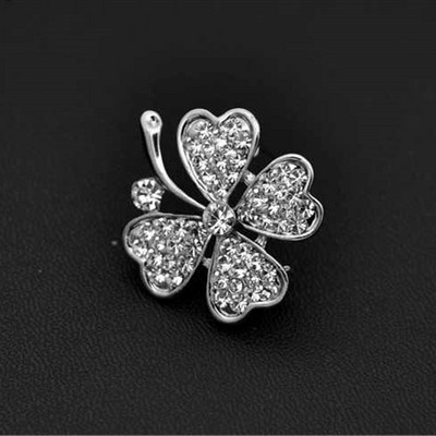2020, creativă, lux, lux, broșă cu trifoi cu patru foi, farmec de bijuterii de modă romantică, calitate pentru femeie iubitoare de fete