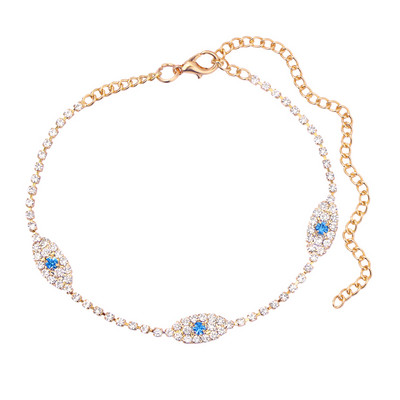 Boho Beach, inimă rotundă, cristal, gleznă de tenis, pentru femei, de culoare argintie, brăţară rotundă simplă de gleznă, pe picior, bijuterii cu ridicata