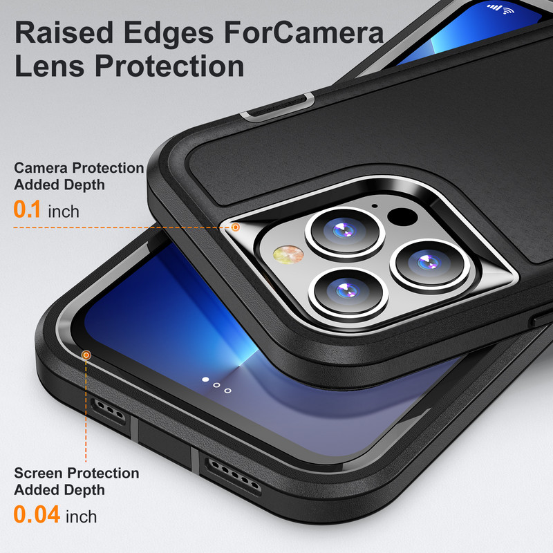 Heavy Armor Shockproof Defend Case for iPhone 13 14 Pro Max 11 12 Pro Max 6 6s 7 8 Plus SE 2022 X Xs XR Metal Bracket Back cover