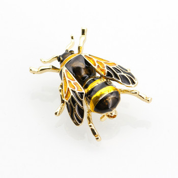 Fashion Samll Bee Insect καρφίτσα καρφίτσες για γυναίκες Χρυσό σμάλτο Hornet Κοσμήματα ζώων Φουλάρι πέτο Παιδικά Δώρα 2018 Νέο