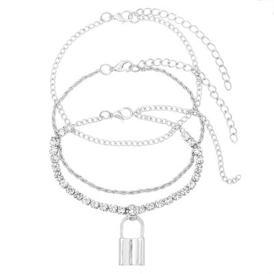 Brățară de gleznă cu lanț de metal, cu mai multe straturi, boeme, pentru femei, de culoare aurie, cu perle de fluture, brățară, bijuterii de plajă