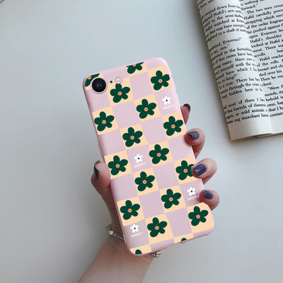 Για iPhone 7 8 SE 2020 Flower Cartoon Cute Case For iPhone7 8 Plus se 2020 2022 se2020 A1778 A1660 A1779 Silicon Matte TPU κάλυμμα