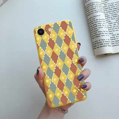 Για iPhone 7 8 SE 2020 Flower Cartoon Cute Case For iPhone7 8 Plus se 2020 2022 se2020 A1778 A1660 A1779 Silicon Matte TPU κάλυμμα