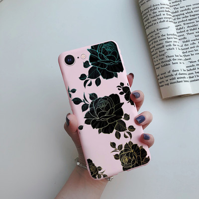 Για iPhone 7 8 SE 2020 Flower Cartoon Cute Case For iPhone7 8 Plus se 2020 2022 se2020 A1778 A1660 A1779 Silicon Matte TPU κάλυμμα