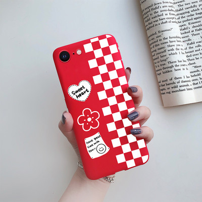 Για iPhone 7 8 SE 2020 Flower Cartoon Cute Case For iPhone7 8 Plus se 2020 2022 se2020 A1778 A1660 A1779 Silicon Matte TPU κάλυμμα