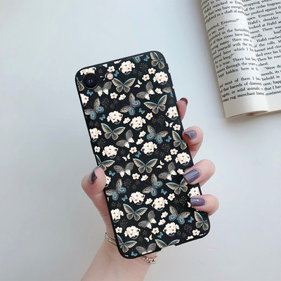 Για iPhone 7 8 SE 2020 Flower Cartoon Cute Case For iPhone7 8 Plus se 2020 2022 se2020 A1778 A1660 A1779 Silicon Matte TPU κάλυμμα