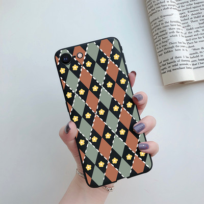 Για iPhone 7 8 SE 2020 Flower Cartoon Cute Case For iPhone7 8 Plus se 2020 2022 se2020 A1778 A1660 A1779 Silicon Matte TPU κάλυμμα