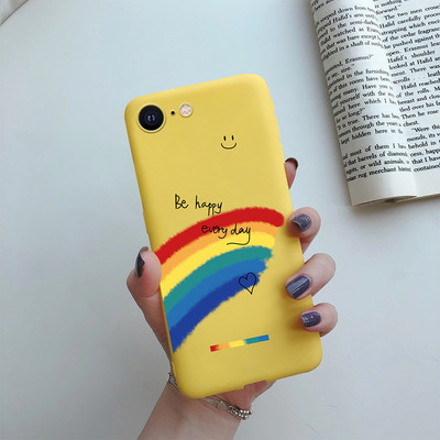 Για iPhone 7 8 SE 2020 Flower Cartoon Cute Case For iPhone7 8 Plus se 2020 2022 se2020 A1778 A1660 A1779 Silicon Matte TPU κάλυμμα