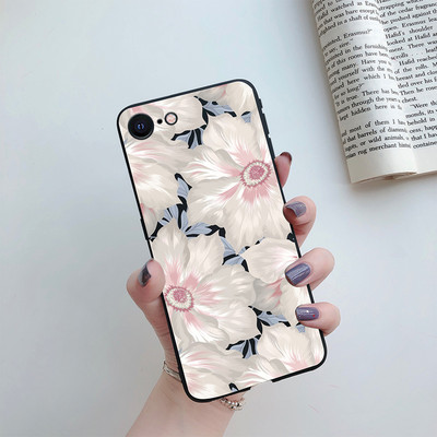 Για iPhone 7 8 SE 2020 Flower Cartoon Cute Case For iPhone7 8 Plus se 2020 2022 se2020 A1778 A1660 A1779 Silicon Matte TPU κάλυμμα