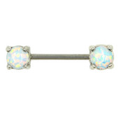 1 bucată de piatră opală pentru mamelon, inel pentru piercing pentru mamelon, scut pentru mamelon, bijuterii, bar, piercing pentru corp