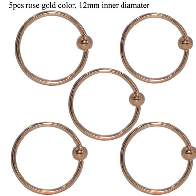 5 buc. Piercing pentru buze Labret Inel pentru mamelon Captive Bead Inel Nas Stud Piercing ureche Oțel chirurgical Helix ureche Tragus Cartilage Bijuterii