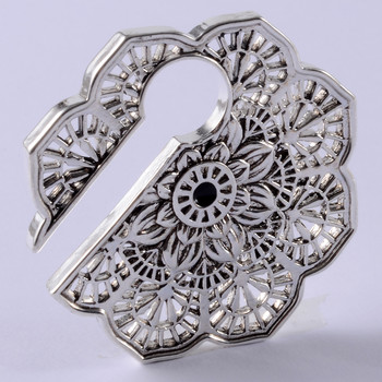 1 брой ретро мандала Folower Ear Weight Tribal Antique Plug Ear Stretcher Expander Gauge Gauge Earring Body Piercing Jewelry