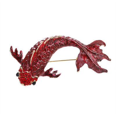 Kreativni novi riblji kamenčići, broš igla, nakit, vintage banketni veliki broševi za žene, kristalne igle i broševi, dodaci