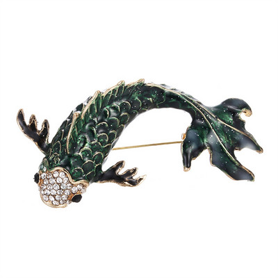 Kreativni novi riblji kamenčići, broš igla, nakit, vintage banketni veliki broševi za žene, kristalne igle i broševi, dodaci