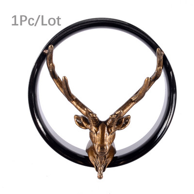 PERECHE Indicatori dopuri pentru urechi FleshTunnel Cercei cu șurub negru în spate Upgrade Piercing Double Flare Coarne de ren Stretchers Expander