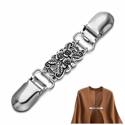 Agrafe de rață Pulover Cardigan Clip Pin Broșă Flexibil Femei Şal Cămașă Cardigan Guler Catarame pentru eșarfă Închizătoare Îmbrăcăminte Decor