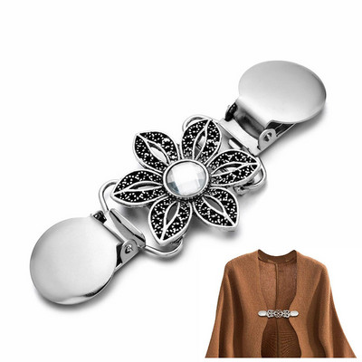 Agrafe de rață Pulover Cardigan Clip Pin Broșă Flexibil Femei Şal Cămașă Cardigan Guler Catarame pentru eșarfă Închizătoare Îmbrăcăminte Decor
