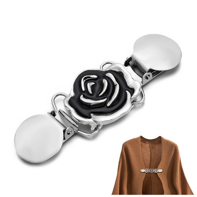 Agrafe de rață Pulover Cardigan Clip Pin Broșă Flexibil Femei Şal Cămașă Cardigan Guler Catarame pentru eșarfă Închizătoare Îmbrăcăminte Decor