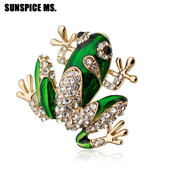 Fashion Frog Animal Bross Zománc Pins Női Party Ékszer Gyerekajándék