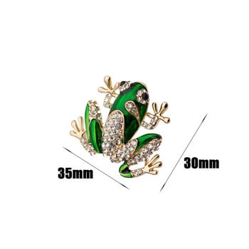 Модна брошка с жаба, животно, емайлирани игли за дамско парти, бижута, подарък за деца