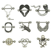 Bijuterii piercing inel pentru mamelon din oțel inoxidabil 14g