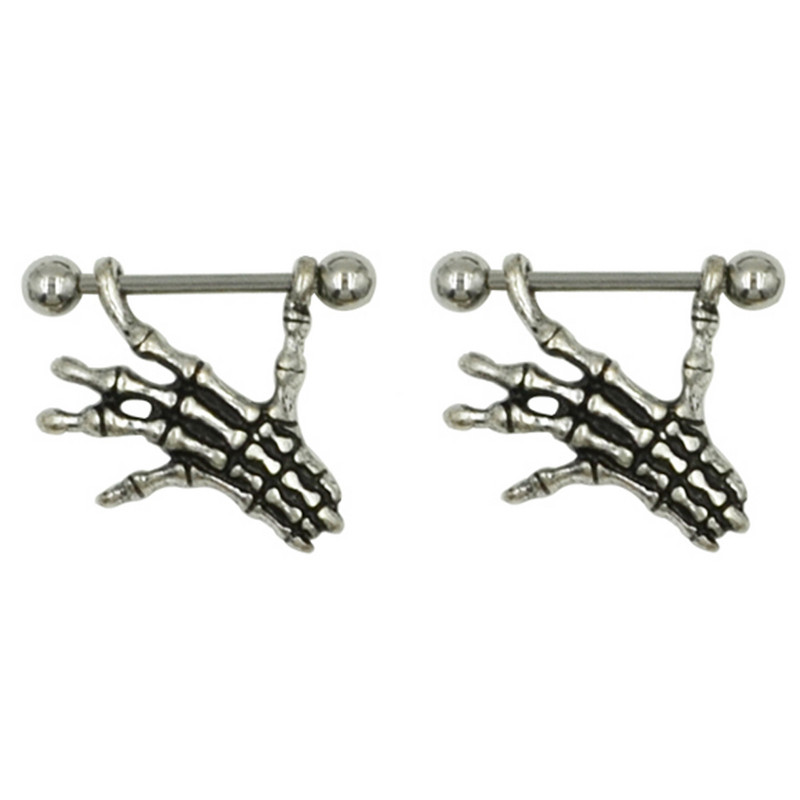 Bijuterii piercing inel pentru mamelon din oțel inoxidabil 14g