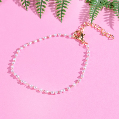 Brățară cu lanțuri de modă pe picior, la modă, cristal, perle, piatră, gleznele de inimă pentru femei, lanțuri de plajă boho de vară, bijuterii pentru picioare