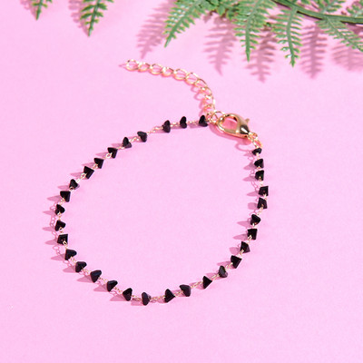 Brățară cu lanțuri de modă pe picior, la modă, cristal, perle, piatră, gleznele de inimă pentru femei, lanțuri de plajă boho de vară, bijuterii pentru picioare