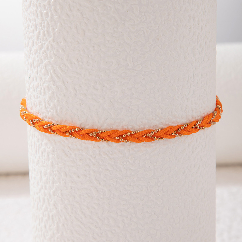 docona Set de glezne cu țesătură boemă colorată pentru femei, material etnic cu mai multe straturi, frânghie, glezne, bijuterii de petrecere pentru fete, comerț cu ridicata 9081