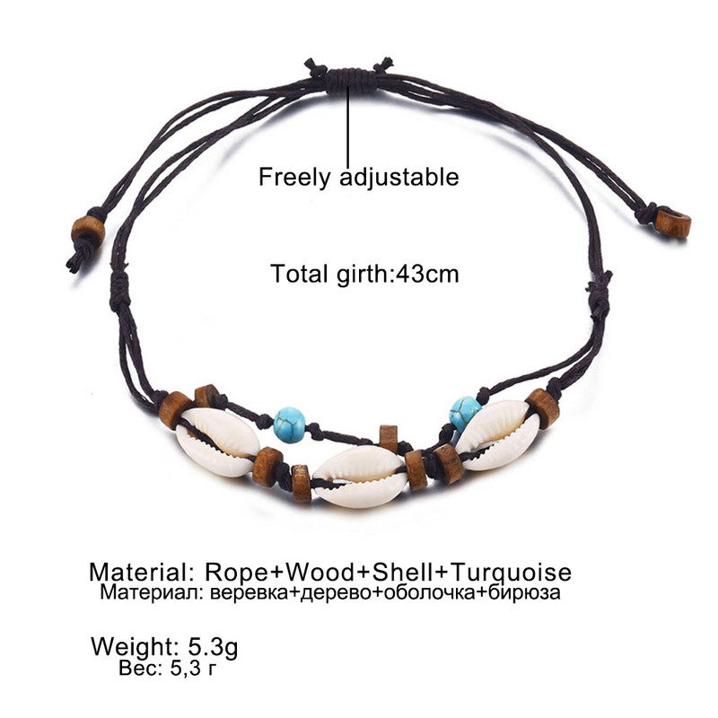 KINFOLK Boemske narukvice za gležanj za žene Boemski remen za gležanj Nakit za plažu Ljetna plaža Narukvica za bosu nogu Gležanj na nozi 2023.